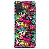 Graffitix (27) Desenli Silikon Kapak Samsung Galaxy M51 Kılıf