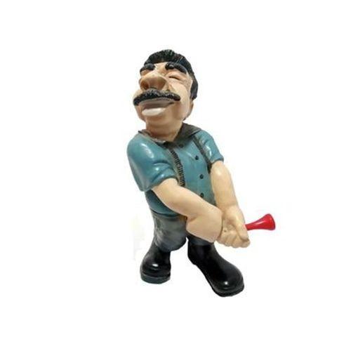 Golf Oynayan Adam Set , El Yapımı Biblo,Dekoratif Figür,Hediyelik Eşya 18Cm