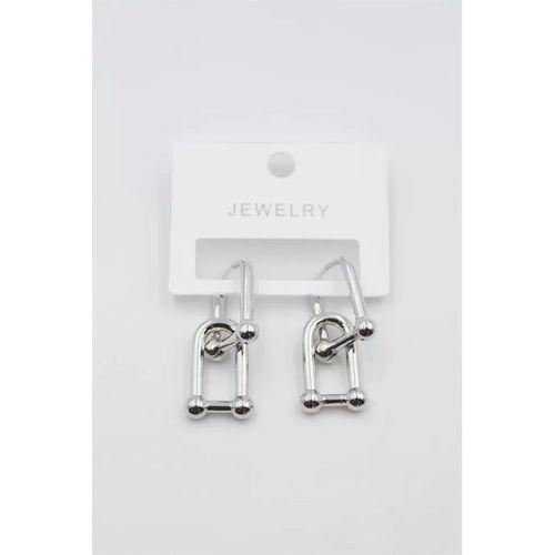 TF Zincir Küpe - Gümüş