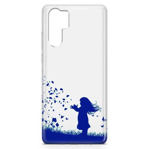 Huawei P30 Pro Kılıf Özgür Kız Arka Kapak Koruma Desenli Full Koruyucu