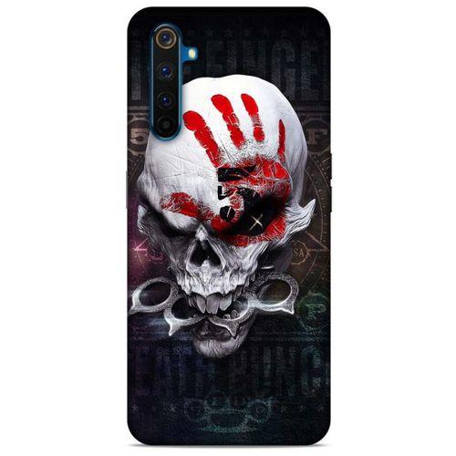 Realme 6 Pro Uyumlu Kılıf Motorsiklet (27) Tasarımlı Kılıf Kurukafa
