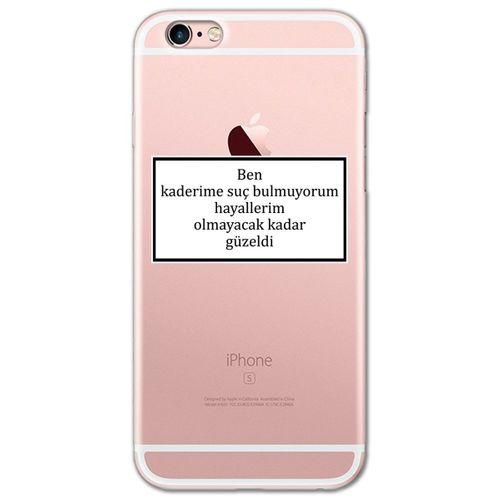 Iphone 6 Kılıf HD Yazı Baskılı Silikon Arka Kapak - Yazı 5