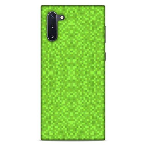 Lopard Samsung Galaxy Note 10 Uyumlu Kılıf PiXel (2) Kabı Yeşil Kahve
