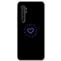 Xiaomi Mi Note 10 Lite Kılıf HD Desen Baskılı Arka Kapak - Heart Strokes + Kırılmaz Cam