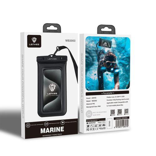 Lenyes WB2002 IP68 Sertifikalı Universal Su Geçirmez 6.7 inç Kılıf