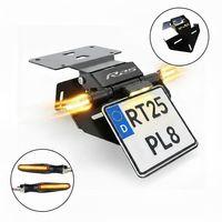 YAMAHA Yamaha R25 Uyumlu Katlanır Plakalık Takımı 2019-2024 (Kayar Led Sinyalli)