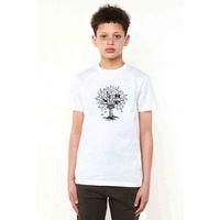 Silhouette Melody Tree Baskılı Unisex Çocuk Beyaz t-shirt