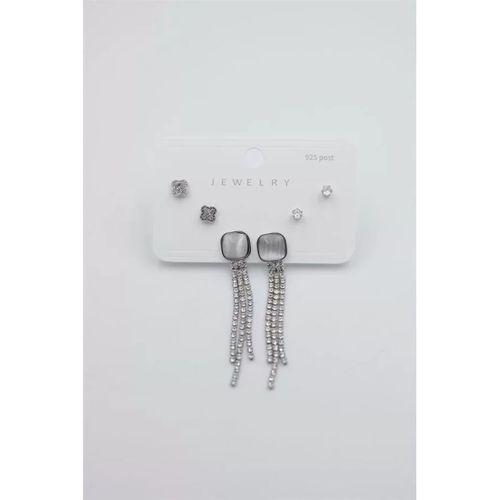 Çoklu Set Küpe - Gümüş