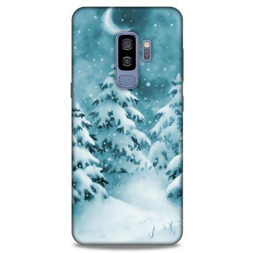 Samsung Galaxy S9 Plus Kılıf Snowix (36) Glitter Kılıf Beyaz Yeşil
