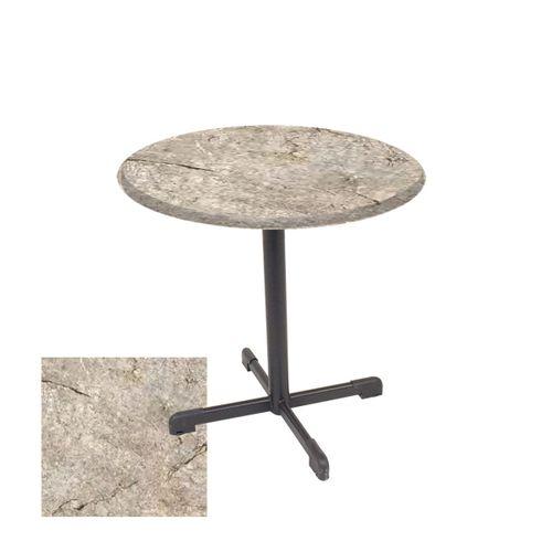 Dockers Halley Yuvarlak ESB Masa Çap 80cm - (Werzalit, Wermodin ve Allzalit Tabla) - Scala Marble