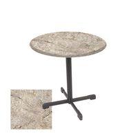 Dockers Halley Yuvarlak ESB Masa Çap 80cm - (Werzalit, Wermodin ve Allzalit Tabla) - Scala Marble
