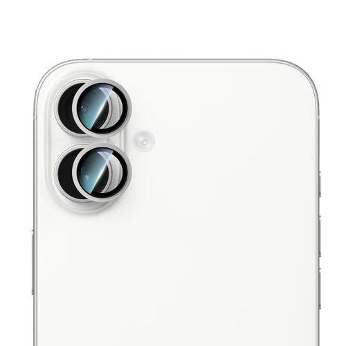 Apple iPhone 16 Plus CaseWorld Alloy Two-Color Serisi Lens Koruyucu