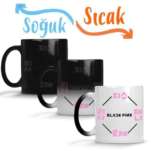 Blackpink Blackpınk Sihirli Kupa Bardak Porselen