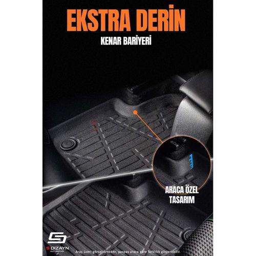 S-Dizayn Citroen Berlingo Panelvan 3D Pro Havuzlu Ön 2'li Paspas 2019 Üzeri A+ Kalite