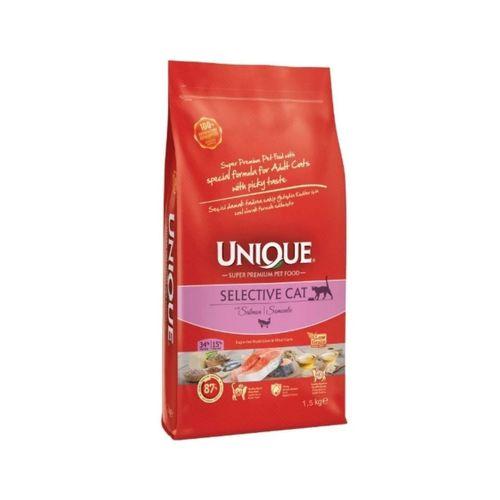 Unique Selective Cat Somonlu Seçici Yetişkin Kedi Maması 1,5 kg