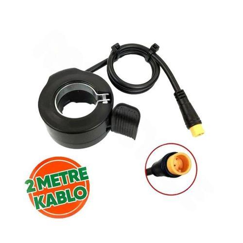 Gaz Kolu E Bike Parmak Model - 2 Metre Kablo