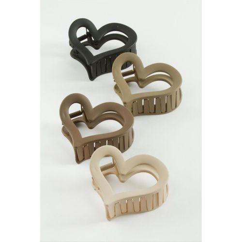 Kalp Renkli Mandal Toka 7 cm