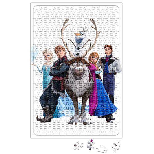 Disney Frozen Elsa Kristoff Olaf Anna Puzzle 240 Parça Yapboz