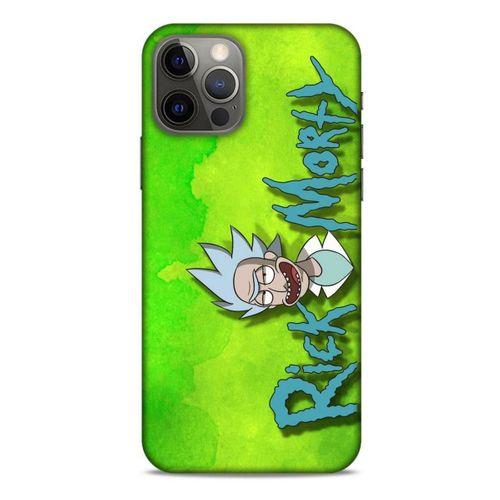 Apple iPhone 12 Pro Uyumlu Kılıf Rick And Morty (12) Koruyucu Silikon Space Cruiser / Car