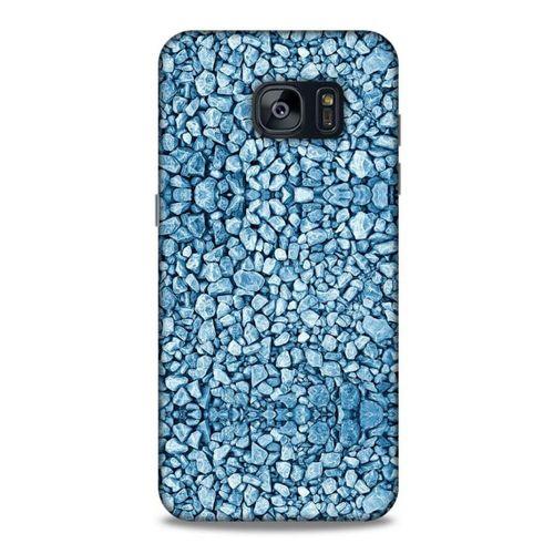 Samsung Galaxy S7 Edge Kılıf Baskılı Özel Seri Taşlı (22) Tam Koruma Kılıfı