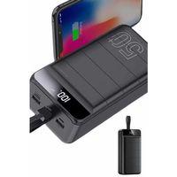 Hızlı Taşınabilir 50.000 Mah Powerbank Led Ekran Android Ve İos Uyumlu
