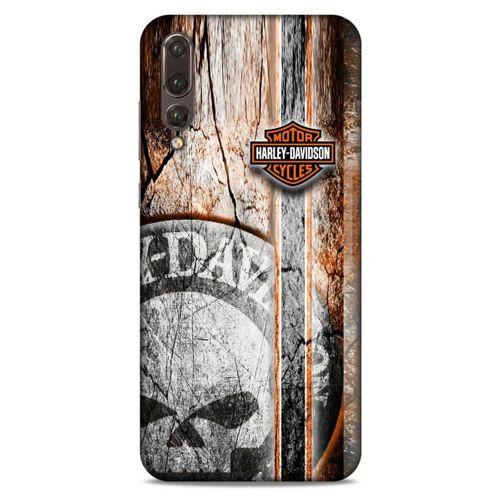 Huawei P20 Pro Uyumlu Kılıf Motorsiklet (12) Koruyucu Silikon Harley Davidson