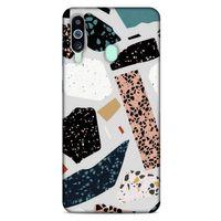 Samsung Galaxy M40 Kılıf Baskılı Özel Seri Taşlı (27) Tasarımlı Kılıf