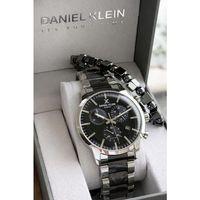 Daniel Klein Erkek Kol Saati 30 Metre Suya Dayanıklı Çelik Kordon + Bileklik Hediyeli VS.BLKT.0815