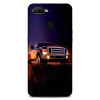 Lopard Oppo Ax7 Uyumlu Kılıf PickUpX (31) TPU Kılıf Siyah Gün Batımı