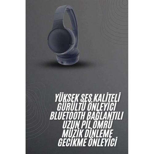 Kablosuz Bluetooth Kulaklık Kulak Üstü Ayarlanabilir Uzun Ömürlü