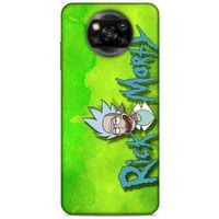 Xiaomi Redmi Poco X3 Uyumlu Kılıf Rick And Morty (12) Koruyucu Silikon Space Cruiser / Car