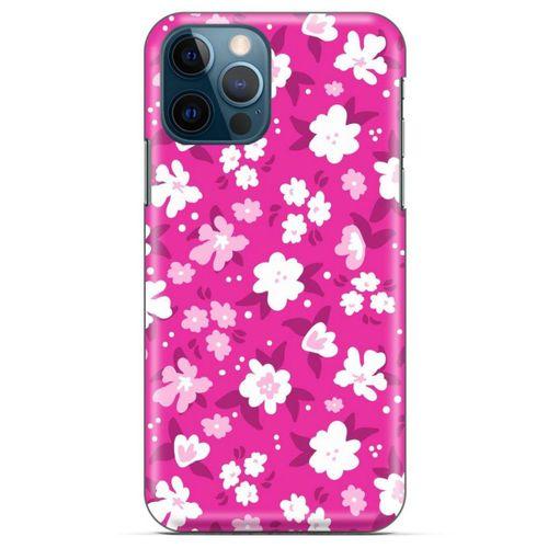 Apple iPhone 13 Pro Uyumlu Kılıf Pembe Delisi (7) Telefon Kılıfı Çiçekli