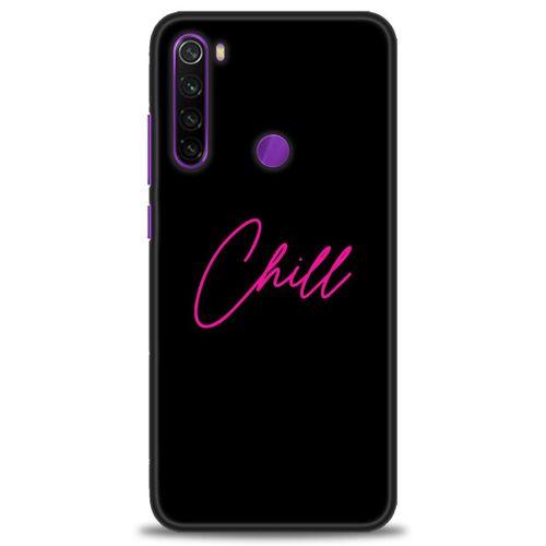 Xiaomi Redmi Note 8 Kılıf HD Baskılı Kılıf - Chill + Tam Ekran Koruyucu
