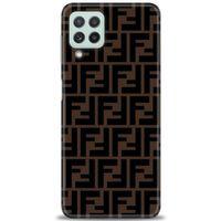 Samsung Galaxy M32 Kılıf HD Baskılı Kılıf - Fendii + Tam Ekran Koruyucu