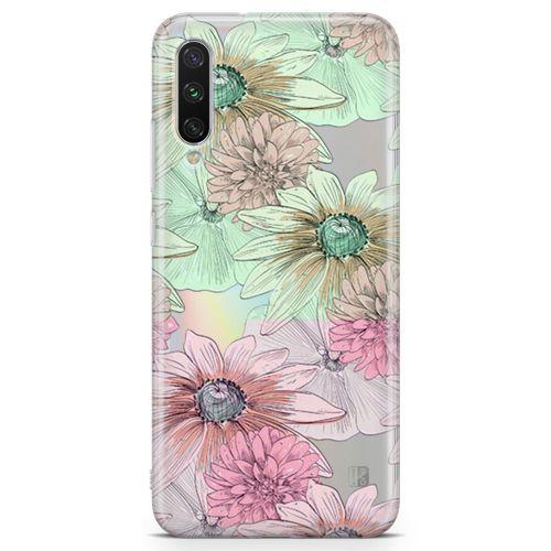 Xiaomi Mi A3 Kılıf Alman Papatyası Arka Kapak Koruma Desenli Full Koruyucu
