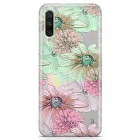 Xiaomi Mi A3 Kılıf Alman Papatyası Arka Kapak Koruma Desenli Full Koruyucu