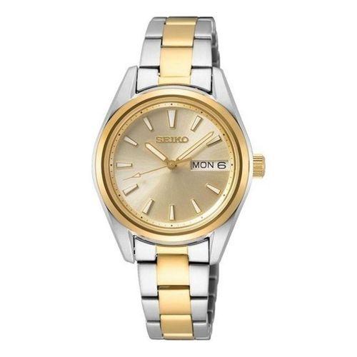 Seiko SUR354P Quartz Çelik Altın/Gri Safir Cam 10 ATM 30 mm Kadın Kol Saati