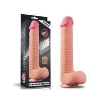 12 İnç Dual Layered Platinum Silicone Cock Dildo