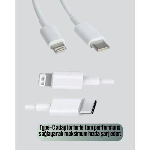 Aşırı Şarj Ve Pil Koruması İle Akıllı Çipli Lightning Kablo 1.2m
