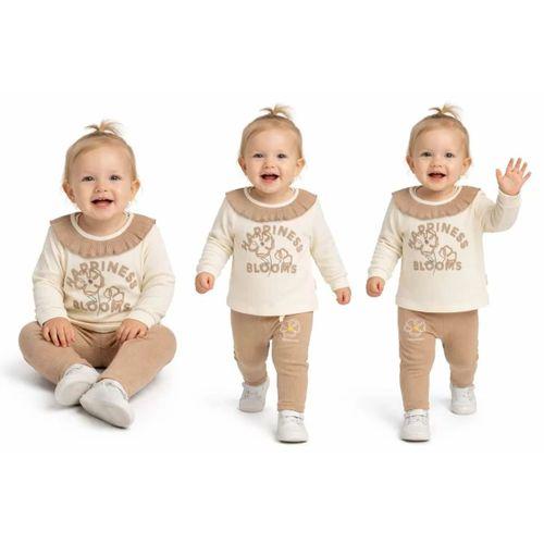 6/24 Ay Taytlı Fitilli Penye Bebek Takımı