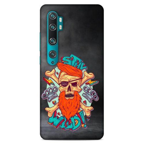 Lopard Xiaomi Mi Note 10 Pro Uyumlu Kılıf Tattoo's (33) Hybrid Kılıf Stay Wild