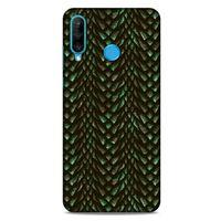 Huawei P30 Lite Kılıf Dragons (3) Kapak Ejderha Cilt Yeşil