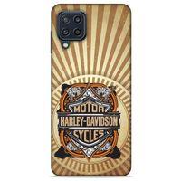 Samsung Galaxy M32 Uyumlu Kılıf Motorsiklet (5) Koruma Kabı Harley Davidson