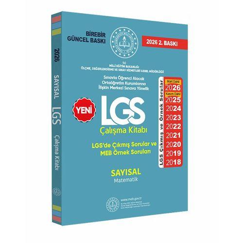 2026(Mart dahil)MEB Örnek Soruları LGS Matematik Çalışma Kitabı 8 Sınıf RENKLİ Baskı A4 Boyut