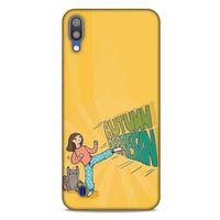 Samsung Galaxy M10 Kılıf Depresyon (44) Tough Armor Kılıf Mor Kahve