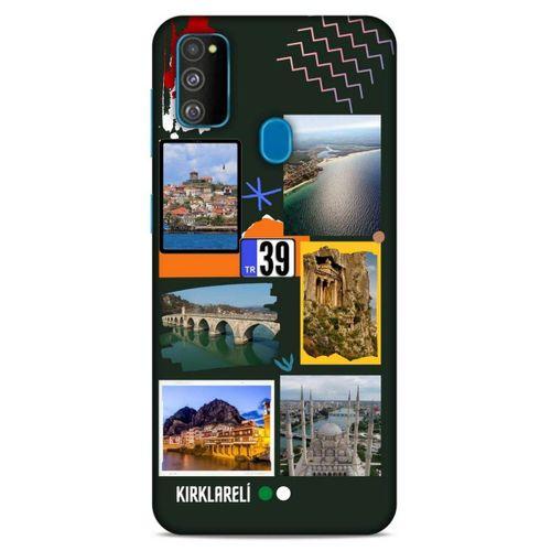 Lopard Samsung Galaxy M30s Uyumlu Kılıf Şehirli ※ (39) Kırklareli Liquid Crystal Kılıf