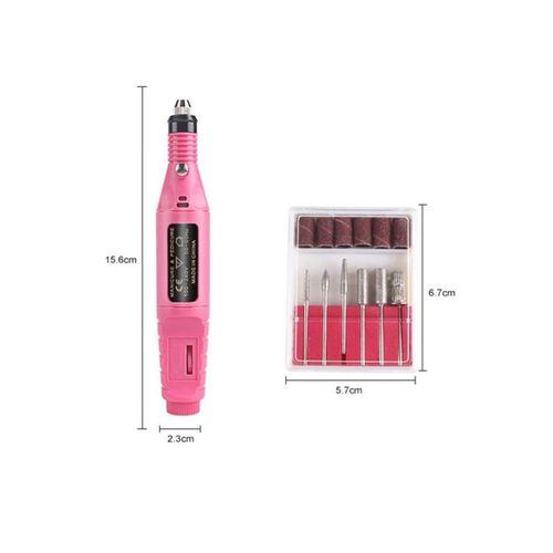 Elektrikli Profesyonel Manikür Pedikür Seti Değiştirilebilir Başlık Seçeneği