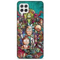 Samsung Galaxy A22 Uyumlu Kılıf Rick And Morty (32) Soft Silikon Kılıf Cronenberg Morty