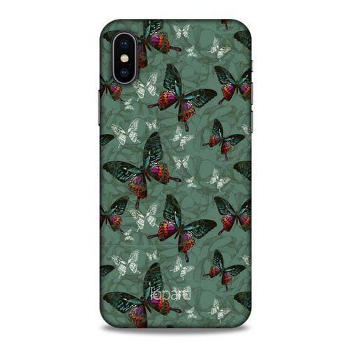 Apple Iphone X Kılıf Kelebek Etkisi (32) Soft Silikon Kılıf Turunu Sarı
