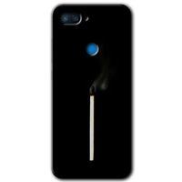 Potkal Hediye Fabrikası Xiaomi Mi 8 Lite Kılıf HD Desen Baskılı Arka Kapak - Sönmüş Kibrit